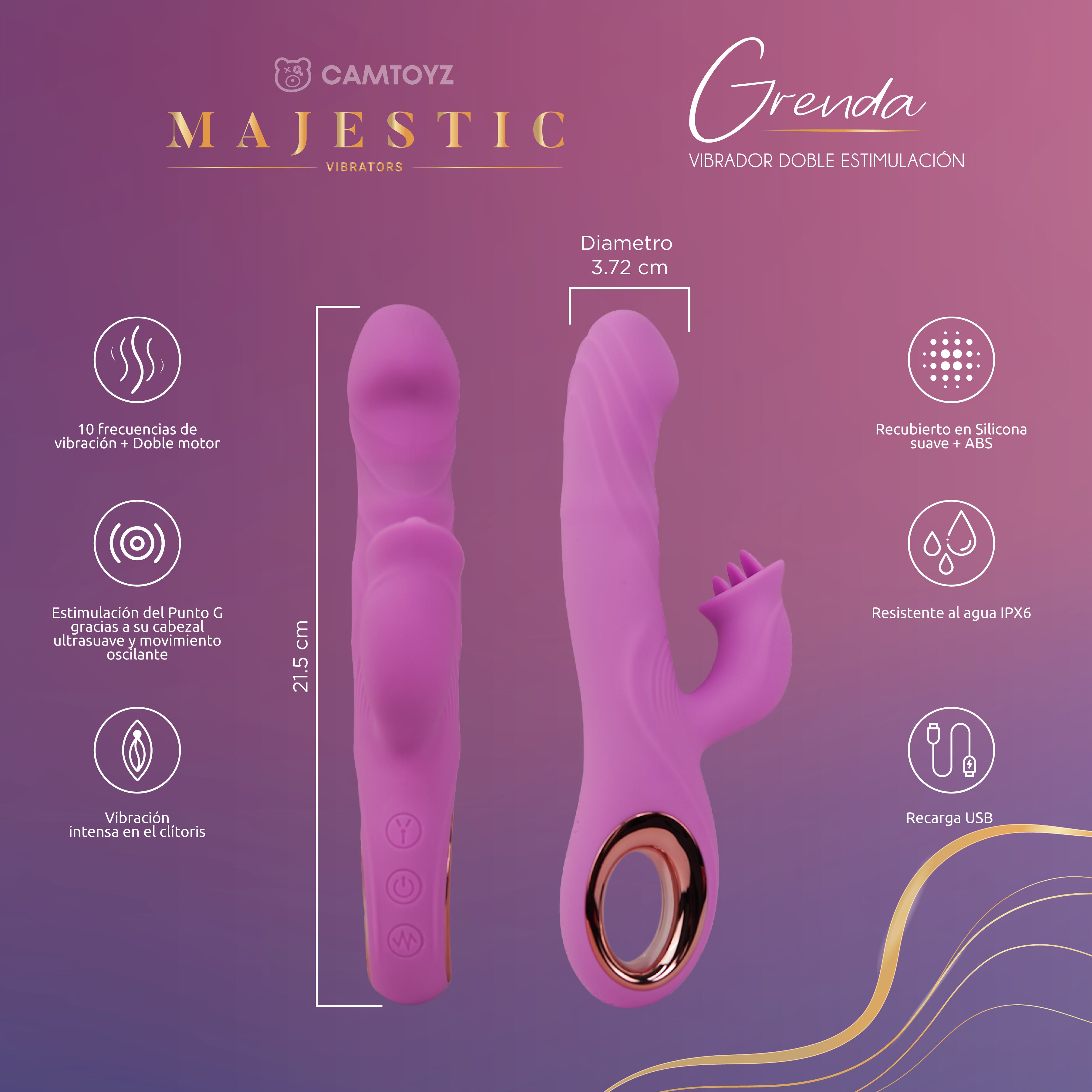 Vibrador Grenda Majestic