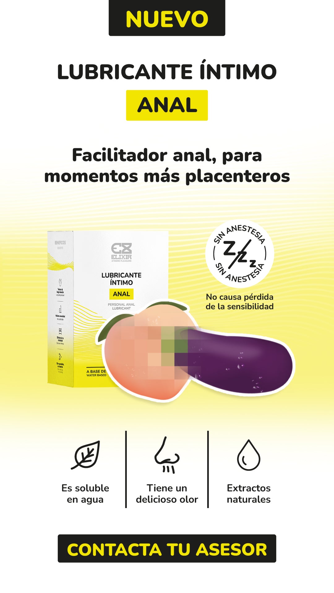 Lubricante intimo Anal Elixir
