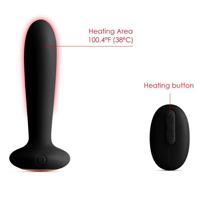 Plug Anal Vibrador Térmico Primo Svakom