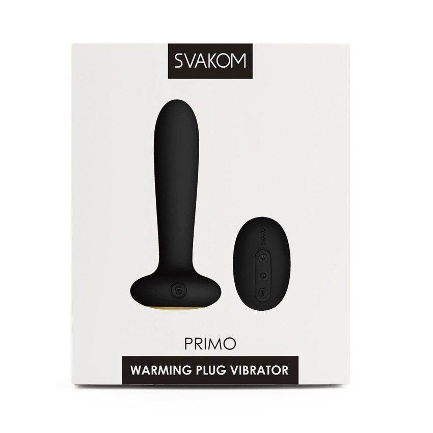 Plug Anal Vibrador Térmico Primo Svakom