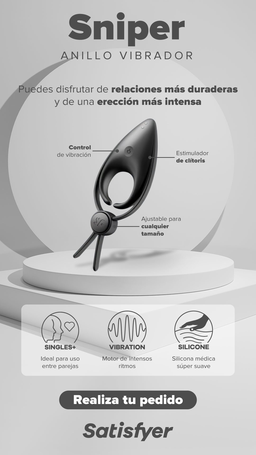 Satisfyer Sniper Negro