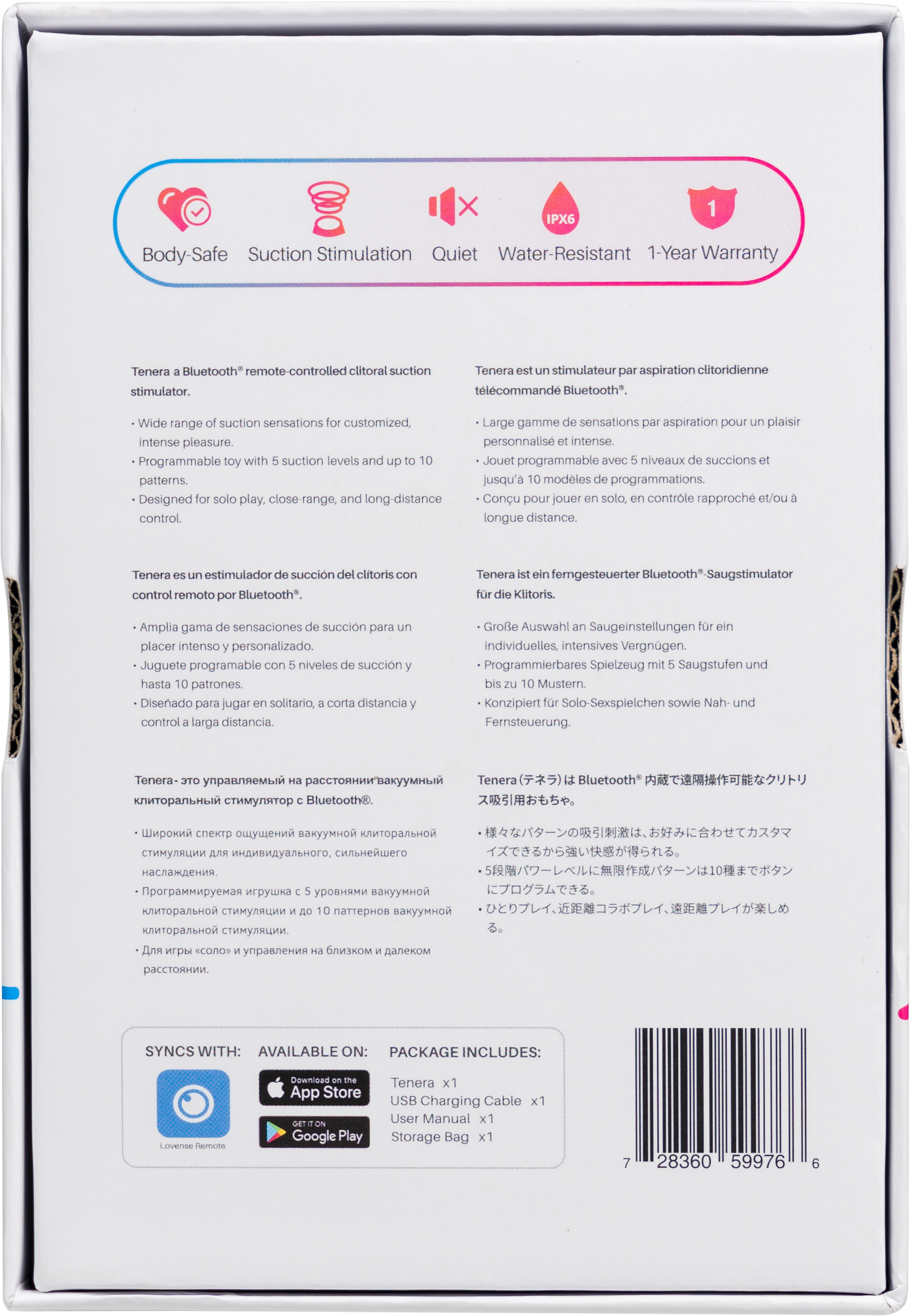 Succionador de Clítoris Tenera 2