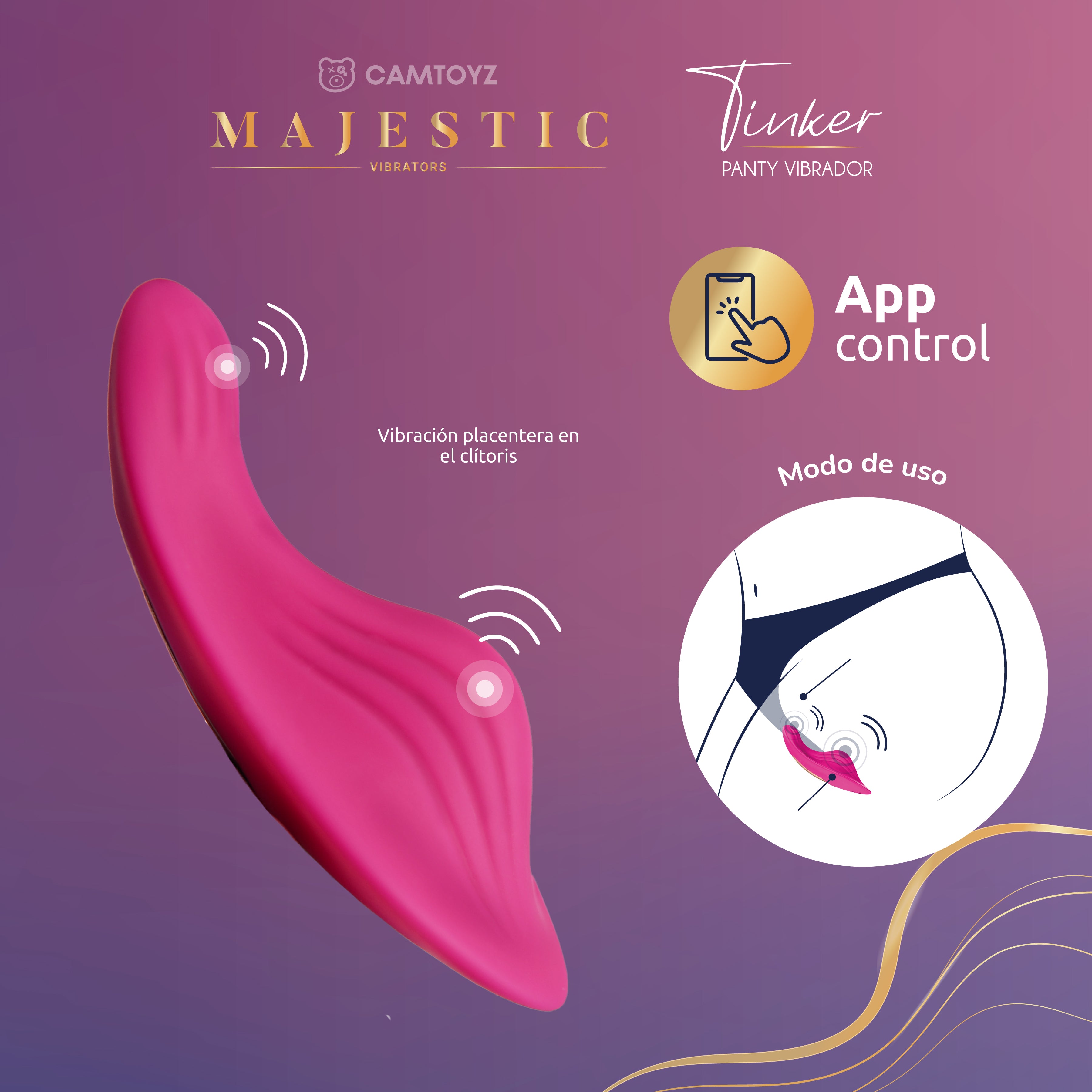Panty Vibrador Tinker Majestic