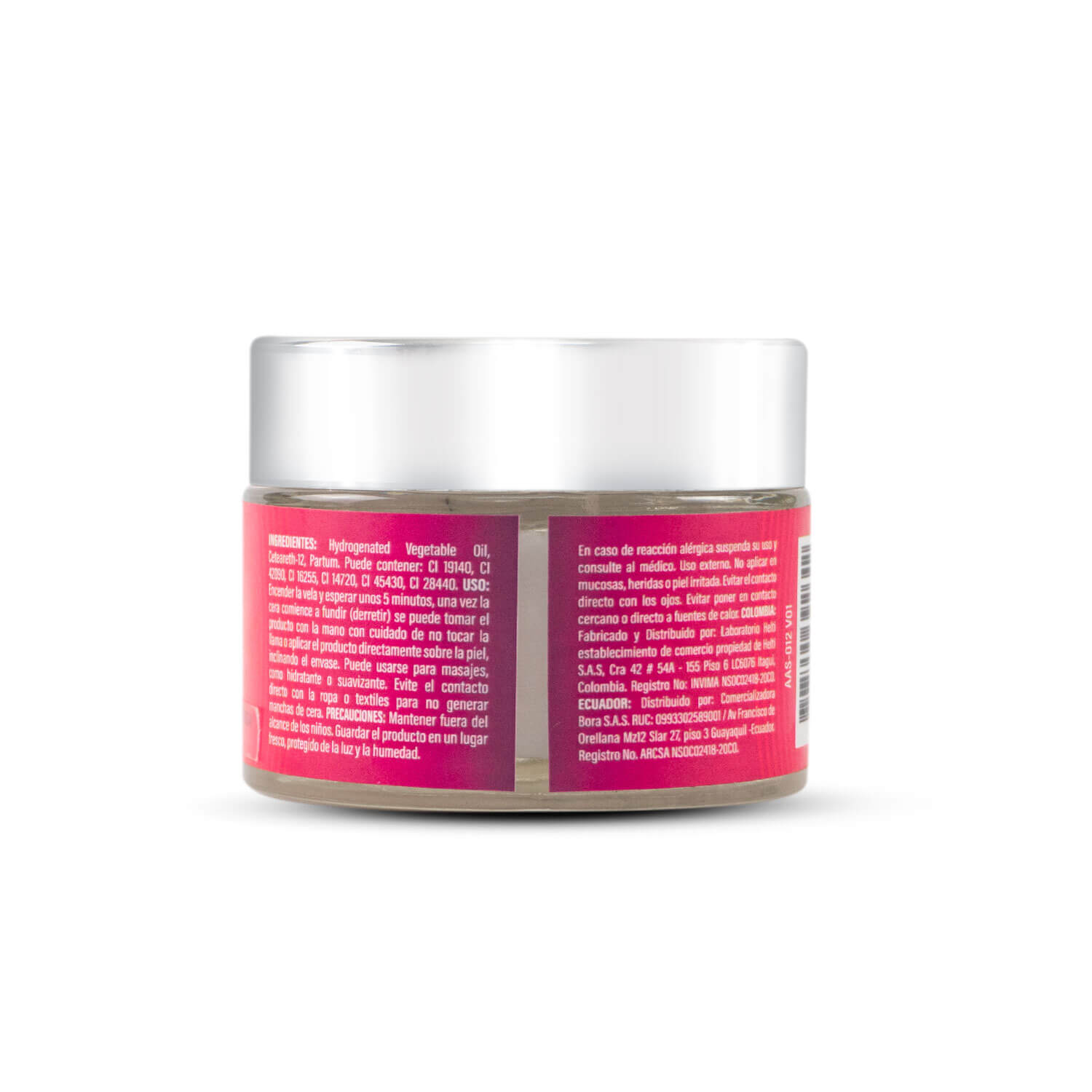 Vela Para Masajes Corporales Elixir