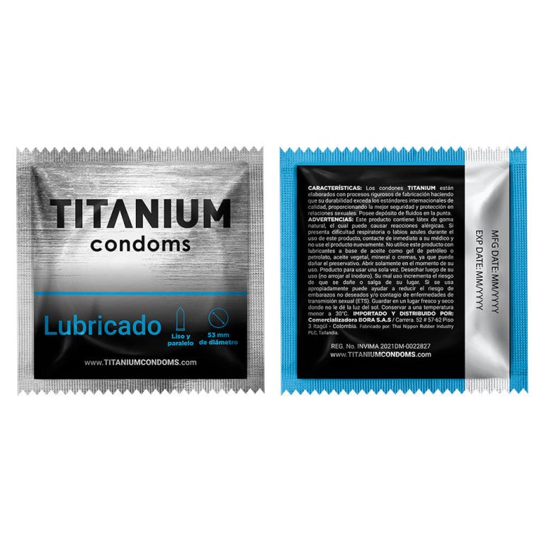 Condones Titanium Lubricado x 3