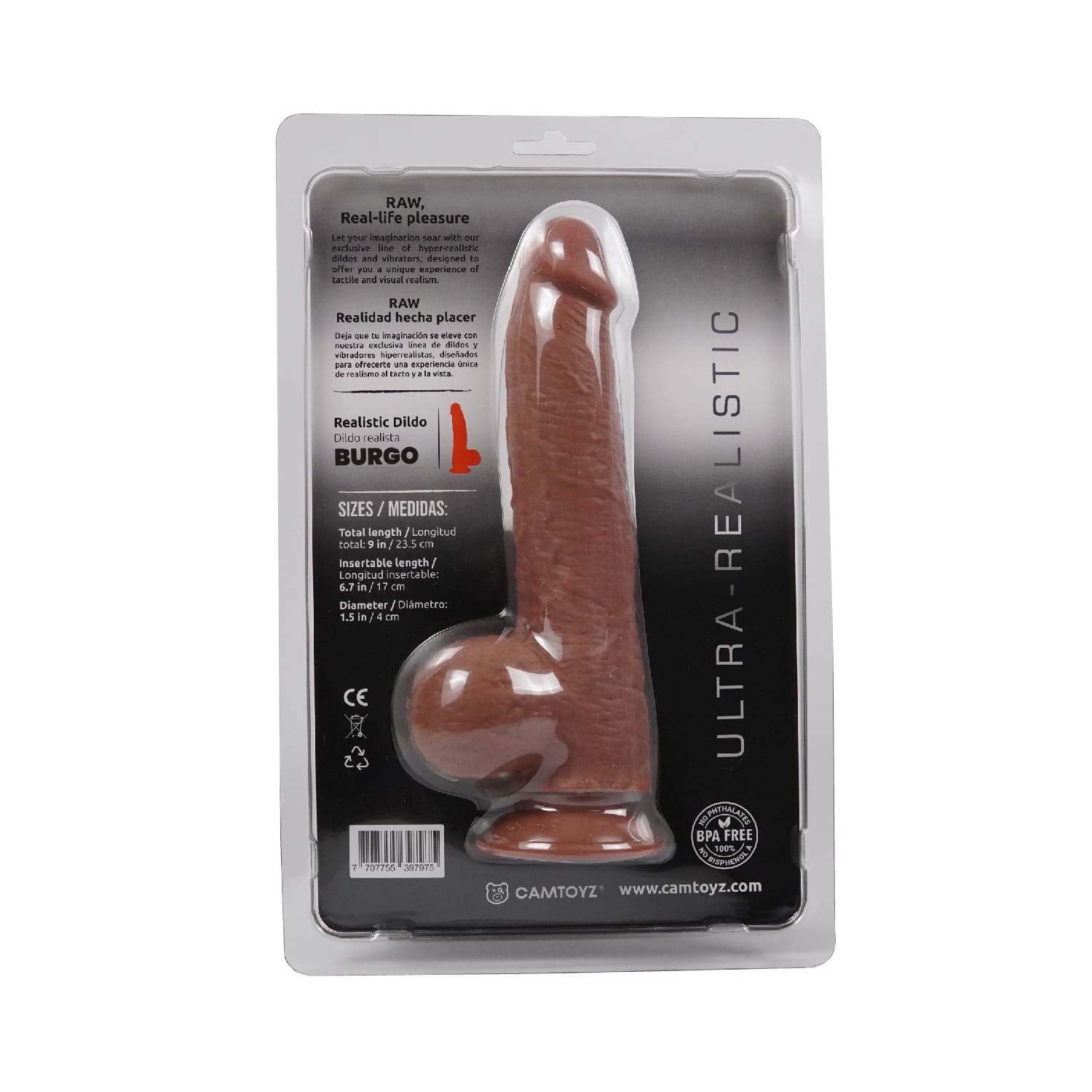 Dildo Ultra Realista Burgo Camtoyz