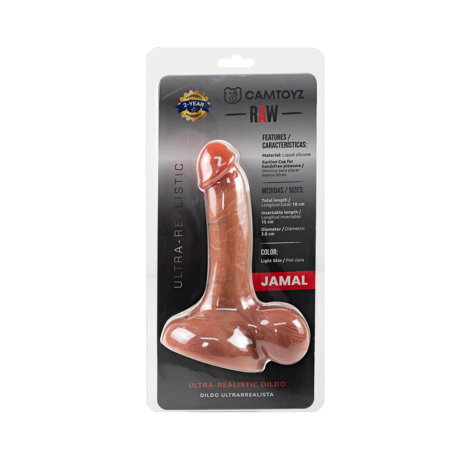 Camtoyz Dildo Ultra Realista Jamal 18 cm